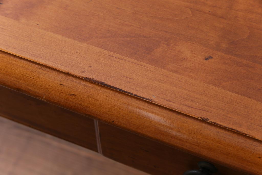 中古　ETHAN ALLEN(イーセンアーレン)　アメリカンカントリースタイルにおすすめなデスク(机、在宅ワーク、在宅用ワークデスク)