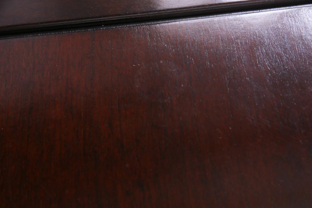 アンティーク家具　重厚な雰囲気が魅力の古い唐木座卓(センターテーブル、ローテーブル)(1)