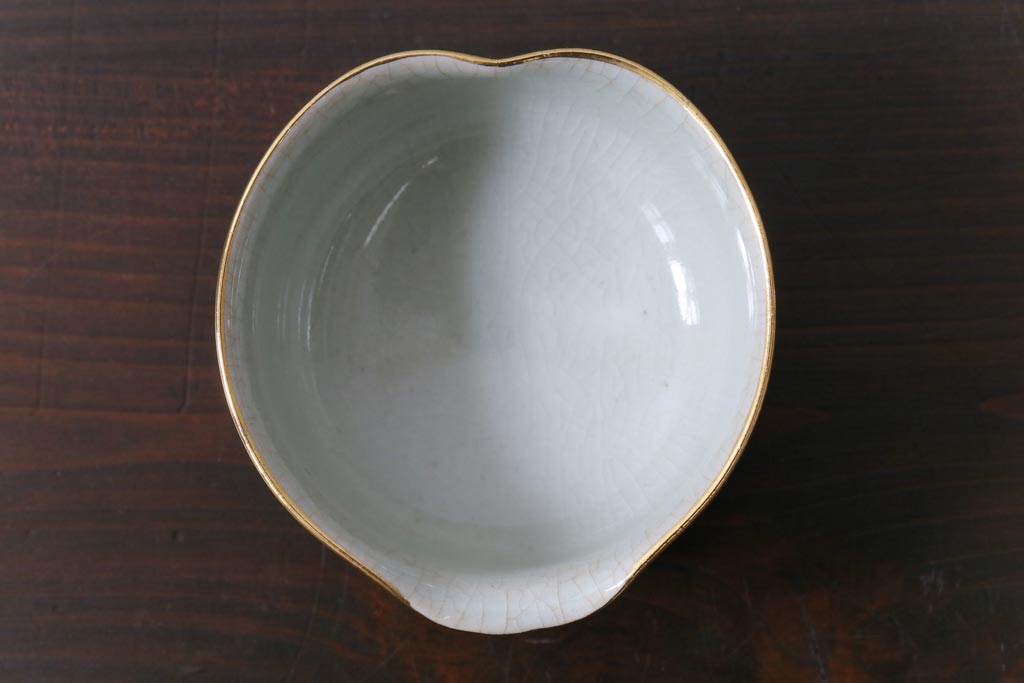 和製アンティーク　九谷焼　九谷庄三　色絵　牡丹と僧侶　茶器セット(急須、湯冷まし、湯呑み)