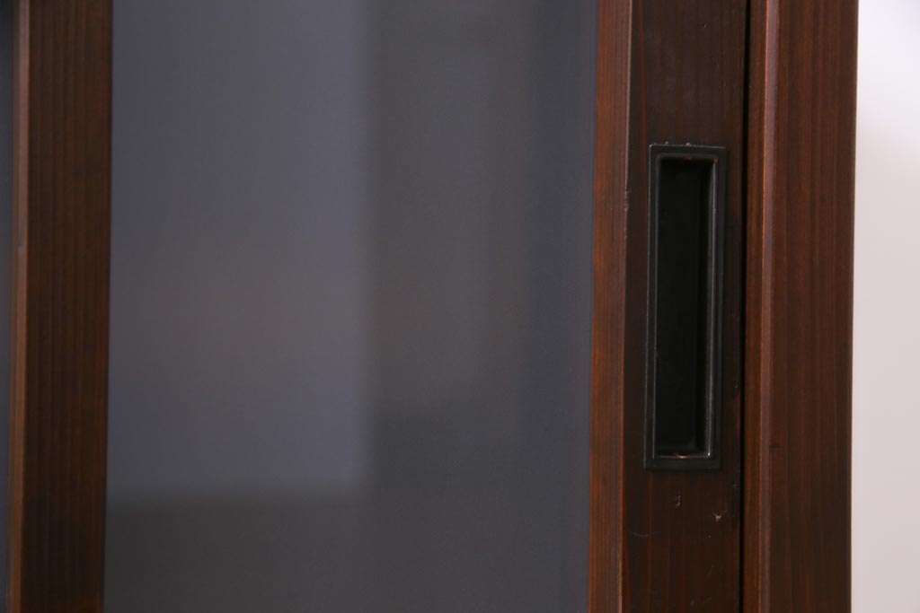 ラフジュ工房オリジナル　引き出し付きのデザインが素敵な古建具リメイクのテレビボード(ローボード)