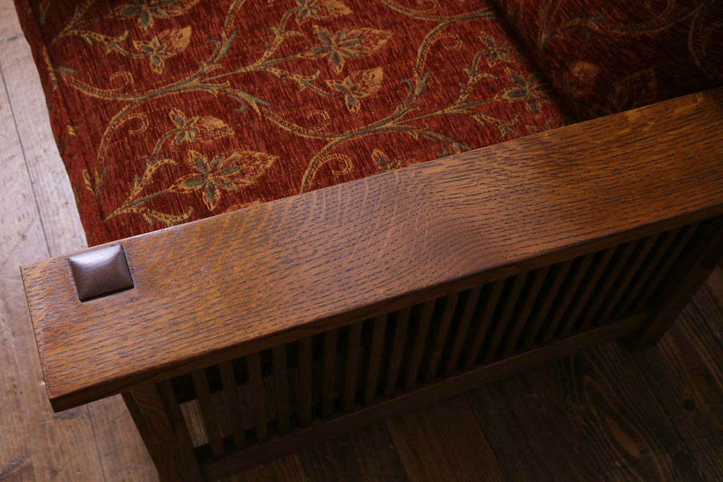 中古　Stickley(スティックレー、スティックレイ)　モリス　リクライナー　アームチェア(1Pソファ、リクライニングチェア)(定価約70万円)