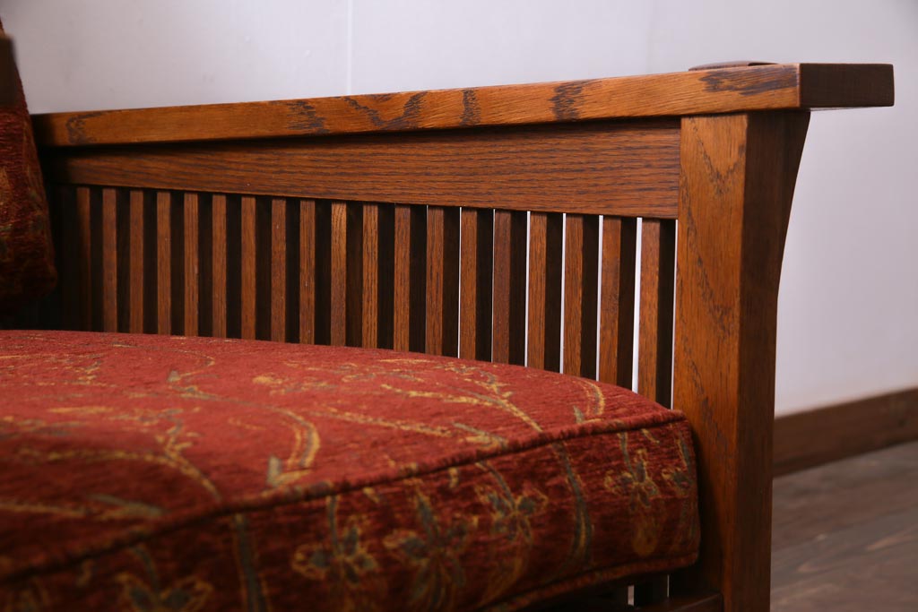 中古　Stickley(スティックレー、スティックレイ)　モリス　リクライナー　アームチェア(1Pソファ、リクライニングチェア)(定価約70万円)