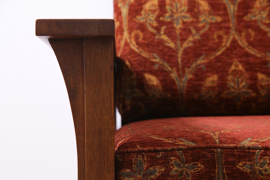 中古　Stickley(スティックレー、スティックレイ)　モリス　リクライナー　アームチェア(1Pソファ、リクライニングチェア)(定価約70万円)