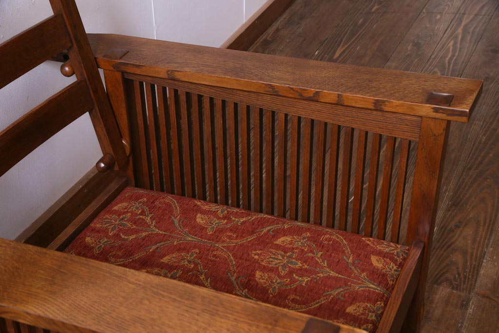 中古　Stickley(スティックレー、スティックレイ)　モリス　リクライナー　アームチェア(1Pソファ、リクライニングチェア)(定価約70万円)