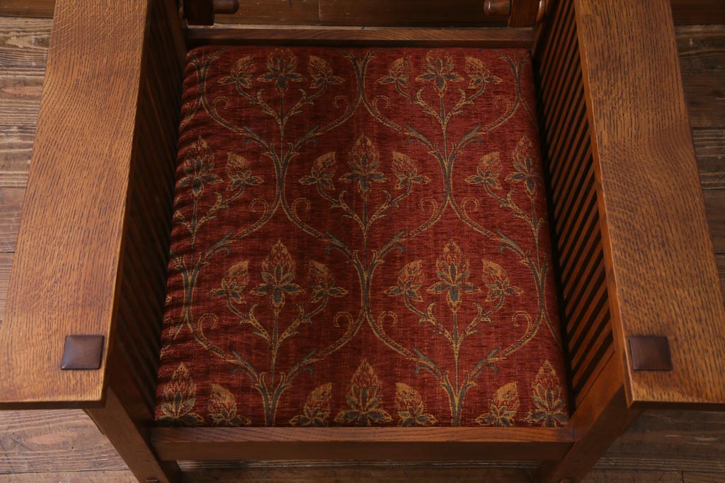 中古　Stickley(スティックレー、スティックレイ)　モリス　リクライナー　アームチェア(1Pソファ、リクライニングチェア)(定価約70万円)
