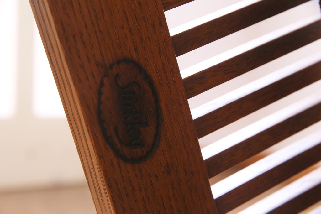 中古　Stickley(スティックレー、スティックレイ)　モリス　リクライナー　アームチェア(1Pソファ、リクライニングチェア)(定価約70万円)