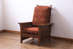 中古　Stickley(スティックレー、スティックレイ)　モリス　リクライナー　アームチェア(1Pソファ、リクライニングチェア)(定価約70万円)