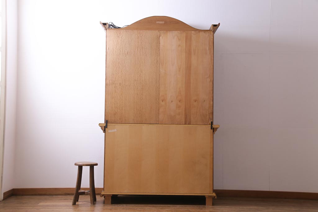 中古　輸入家具　MINTJENS社　クラシックなベルギー製の重ねキャビネット(飾り棚)(定価約48万円)