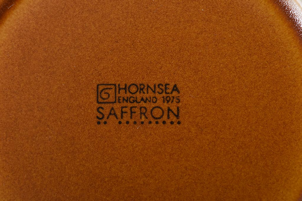 イギリスビンテージ　HORNSEA(ホーンジー)　Saffron(サフラン)　レトロでかわいらしいトリオ2客セット(3)