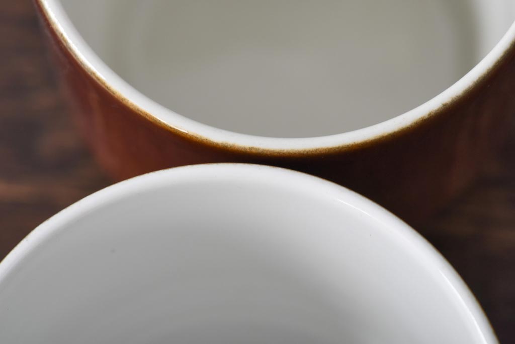 イギリスビンテージ　Poole Pottery(プール・ポタリー)　コンパクトシリーズ　カップ&ソーサー3客セット(3)