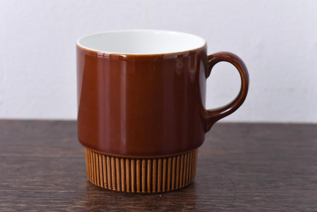 イギリスビンテージ　Poole Pottery(プール・ポタリー)　コンパクトシリーズ　カップ&ソーサー3客セット(3)