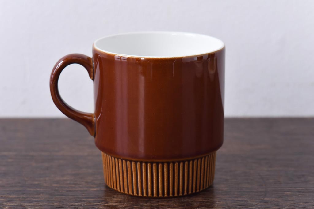 イギリスビンテージ　Poole Pottery(プール・ポタリー)　コンパクトシリーズ　カップ&ソーサー3客セット(3)