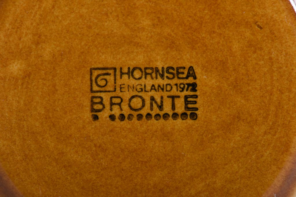イギリスビンテージ　HORNSEA(ホーンジー)　BRONTE(ブロンテ)シリーズ　トリオ2客セット(カップ、ソーサー、プレート、洋食器)