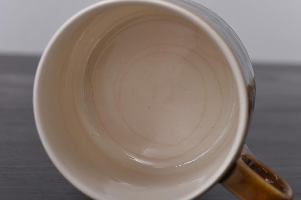イギリスビンテージ　HORNSEA(ホーンジー)　BRONTE(ブロンテ)シリーズ　トリオ2客セット(カップ、ソーサー、プレート、洋食器)(1)