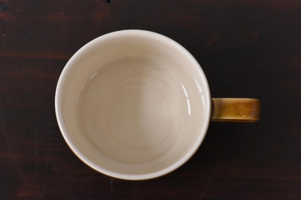 イギリスビンテージ　HORNSEA(ホーンジー)　BRONTE(ブロンテ)シリーズ　トリオ2客セット(カップ、ソーサー、プレート、洋食器)(1)