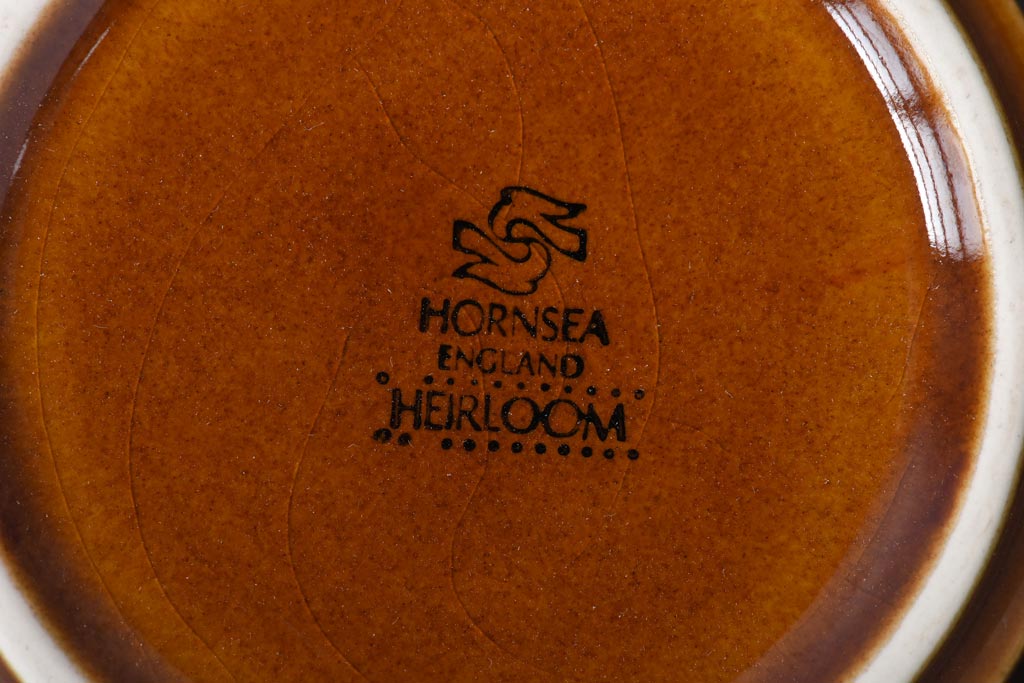 イギリスビンテージ　HORNSEA(ホーンジー)　HEIRLOOM(エアルーム)　カップ&ソーサー3客セット(洋食器)