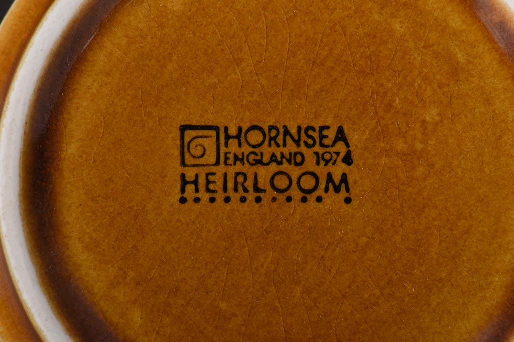 イギリスビンテージ　HORNSEA(ホーンジー)　HEIRLOOM(エアルーム)　カップ&ソーサー2客セット(洋食器)(3)