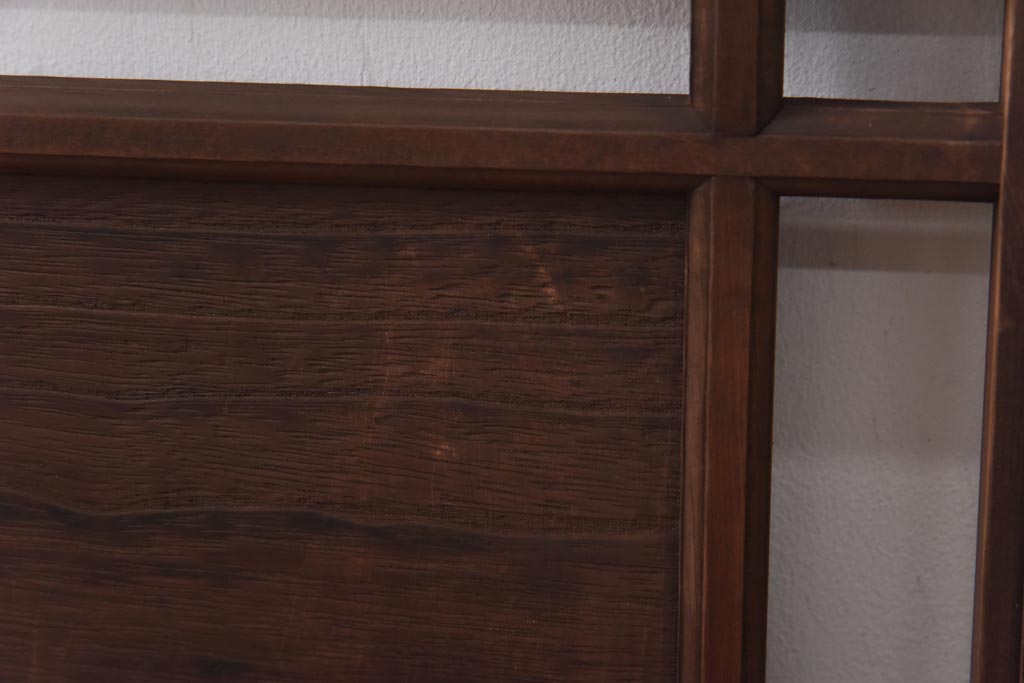 和製アンティーク　桐材くり抜き　桐紋の透かしが上品な欄間(明かり取り、明り取り)(2)