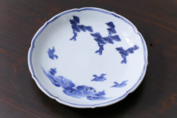 蒔絵師　吉田華正(利昭)　唐松　蒔絵　ロクロ目　盛筋　喰篭(食籠、食篭、共箱付き、菓子器、漆器)(R-063285)