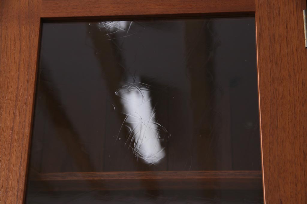 中古美品　ウッドユウライク製　ウォールナット無垢材　ストーリーズキャビネット(ダイニングボード、収納棚、壁面収納)(定価約140万円)