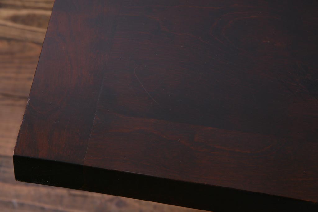中古　北海道民芸家具　HM800　上質な作りが魅力のライティングビューロー(机、引き出し)(定価約27万円)