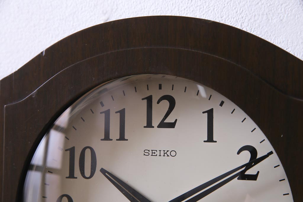 アンティーク雑貨　昭和レトロ　SEIKO(セイコー)　30DAY　ゼンマイ式　大正ロマンな空間に合う振り子時計(柱時計、掛け時計)
