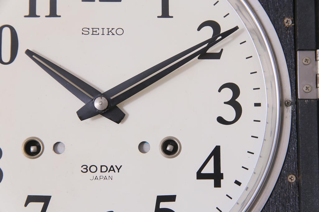 アンティーク雑貨　昭和レトロ　SEIKO(セイコー)　30DAY　ゼンマイ式　大正ロマンな空間に合う振り子時計(柱時計、掛け時計)