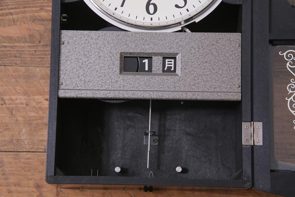 アンティーク雑貨　昭和レトロ　SEIKO(セイコー)　30DAY　ゼンマイ式　大正ロマンな空間に合う振り子時計(柱時計、掛け時計)