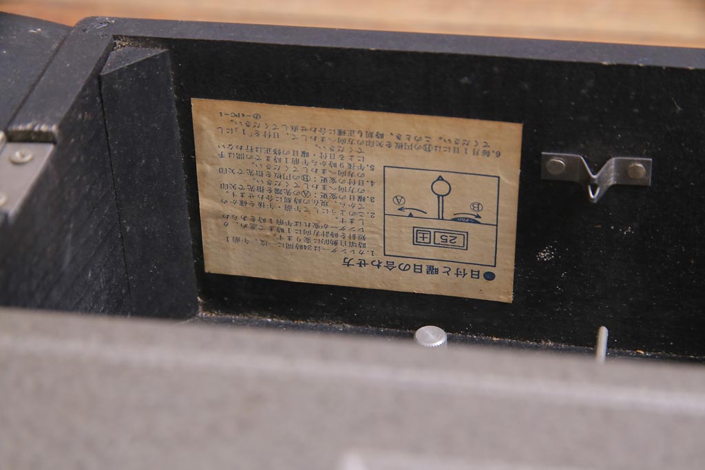アンティーク雑貨　昭和レトロ　SEIKO(セイコー)　30DAY　ゼンマイ式　大正ロマンな空間に合う振り子時計(柱時計、掛け時計)