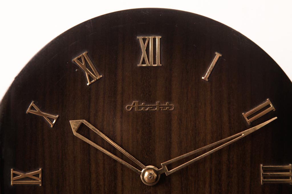 アンティーク雑貨　昭和中期　AICHI(愛知時計電機)　ゼンマイ式　30DAY　置時計(振り子時計)(1)