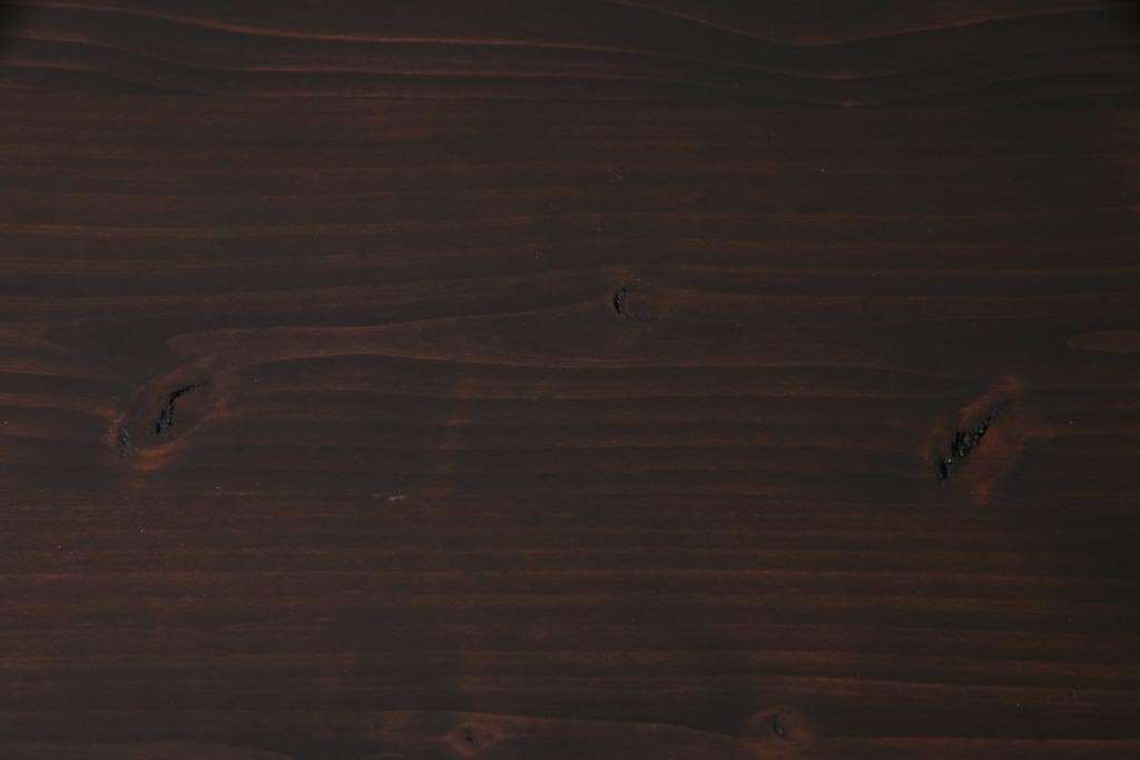 アンティーク家具　大正昭和初期　前面桐材　脚付リメイク　丸金具が印象的な3段箪笥リビングボード(テレビ台、アンティークチェスト、引き出し、桐箪笥、桐たんす)