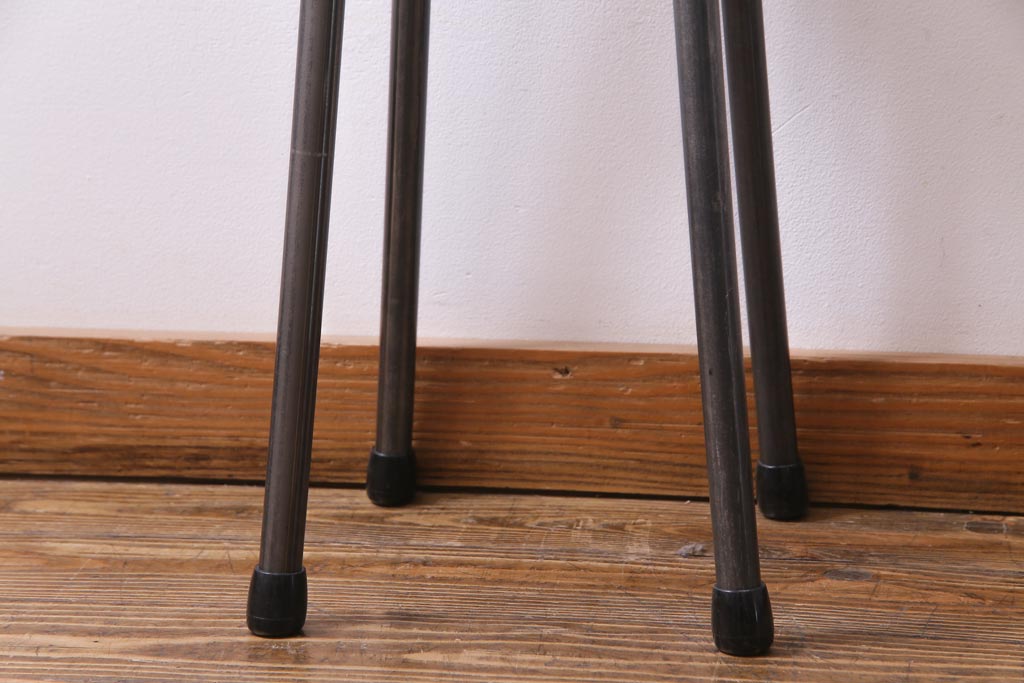 ラフジュ工房オリジナル　シンプルで馴染みやすいハイスツール(椅子)(2)