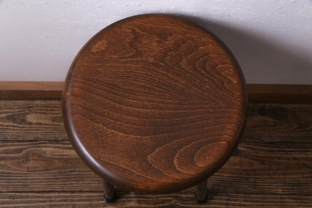 ラフジュ工房オリジナル　シンプルで馴染みやすいスツール(椅子)(2)