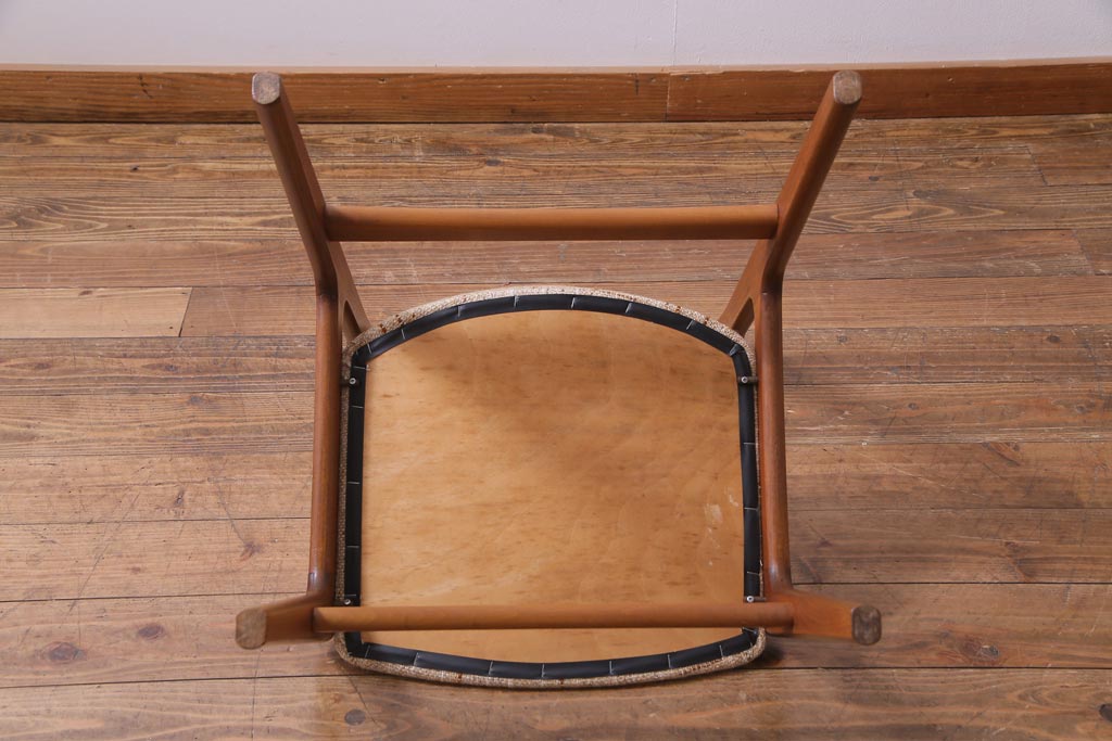 ヴィンテージ家具　デンマーク　erik buch(エリック・バック)を彷彿させるビンテージチェア(ダイニングチェア、椅子、北欧)(3)
