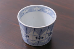 大清光緒年製　色絵染付蓋茶碗2客セット(伊万里、中国?)(R-052125)