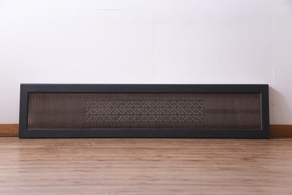 上品なファッション ペイント建具 片面ガラス シックな色合いの組子 格子・枡つなぎ 建具