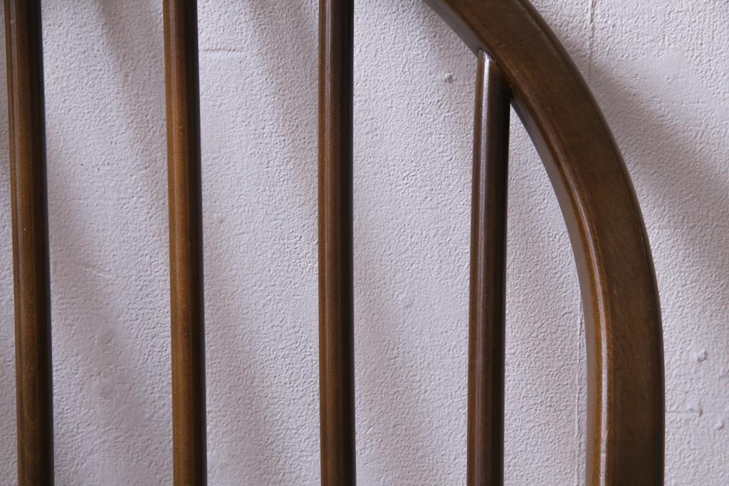 ヴィンテージ家具　イギリスビンテージ　ERCOL(アーコール)　落ちついた色味のウィンザーチェア(ワークチェア、椅子、ウインザーチェア)(1)