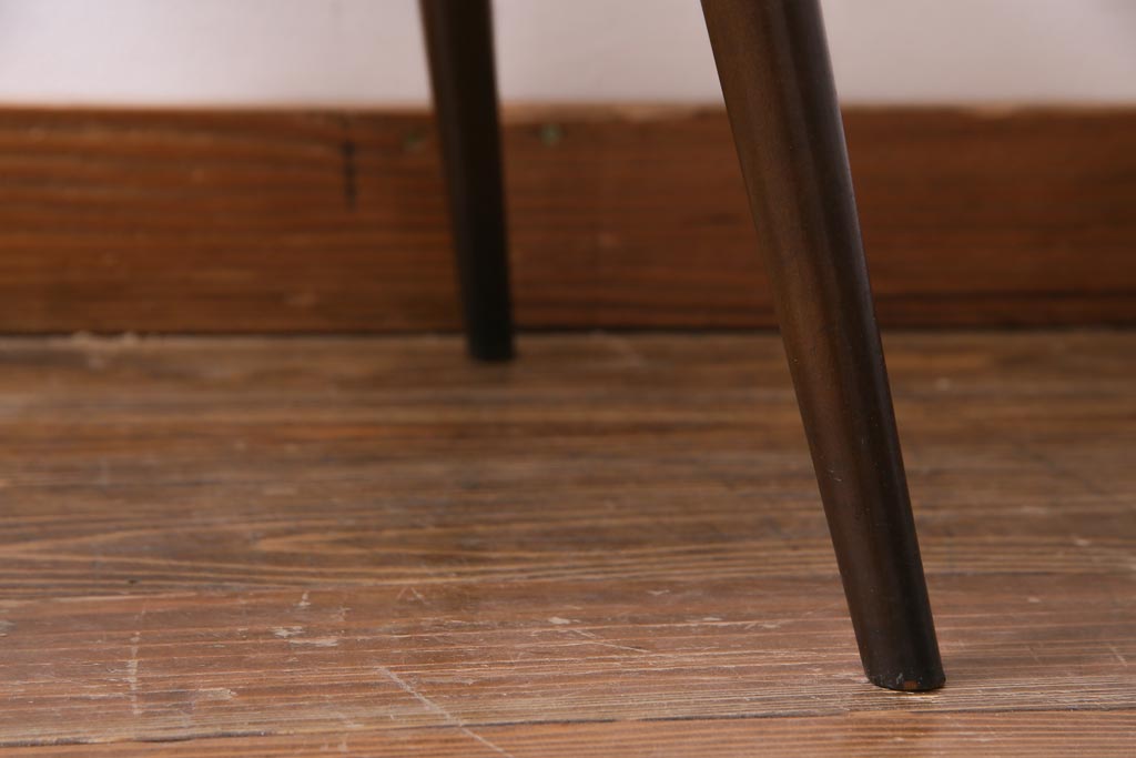 ヴィンテージ家具　イギリスビンテージ　ERCOL(アーコール)　落ちついた色味のウィンザーチェア(ワークチェア、椅子、ウインザーチェア)(1)