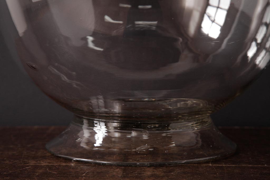 アンティーク雑貨　昭和レトロ　古いアンティーク地球瓶(ガラス瓶、ガラスビン)(2)