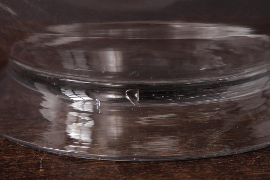 アンティーク雑貨　昭和レトロ　ふっくらとしたフォルムが可愛らしい地球瓶(ガラス瓶、ガラスビン)(1)