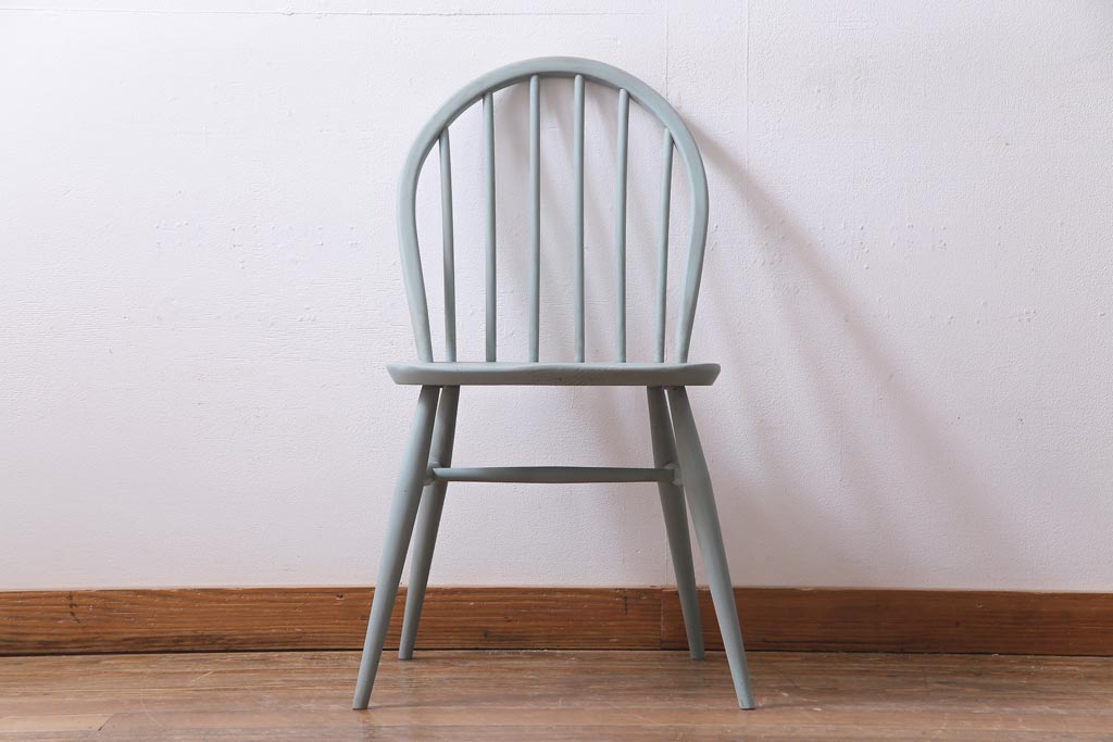 ペイント家具　ERCOL(アーコール)　シンプルでおしゃれなウィンザーダイニングチェア(椅子)