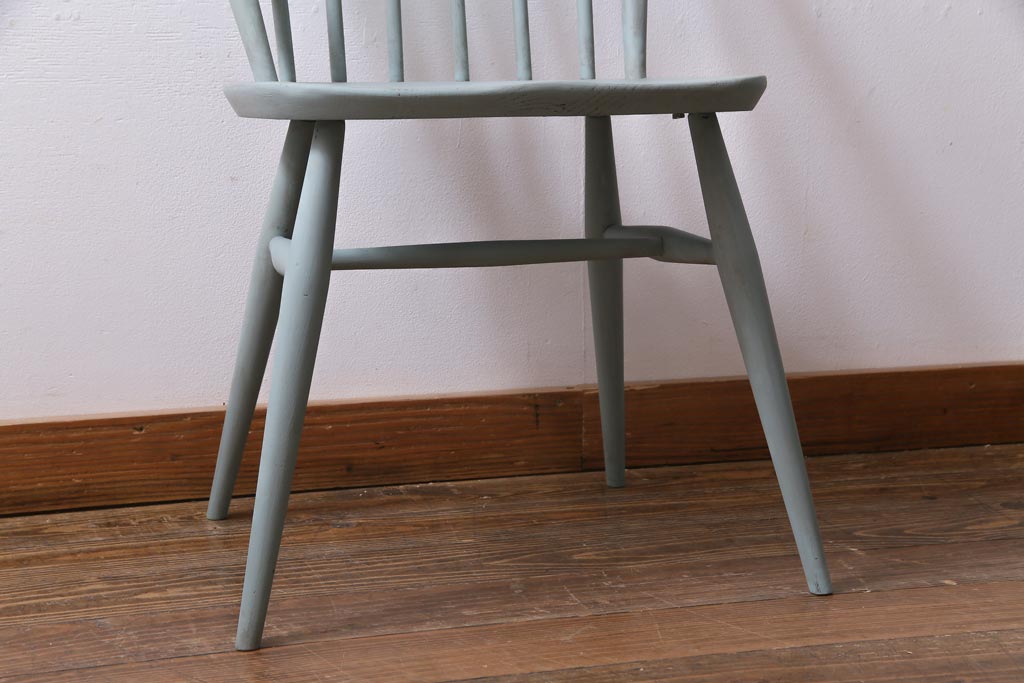 ペイント家具　ERCOL(アーコール)　シンプルでおしゃれなウィンザーダイニングチェア(椅子)