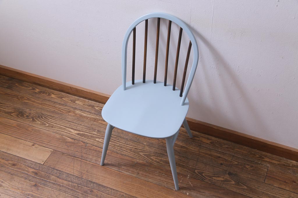 ペイント家具　ERCOL(アーコール)　コントラストが楽しめるウィンザーダイニングチェア(椅子)(1)