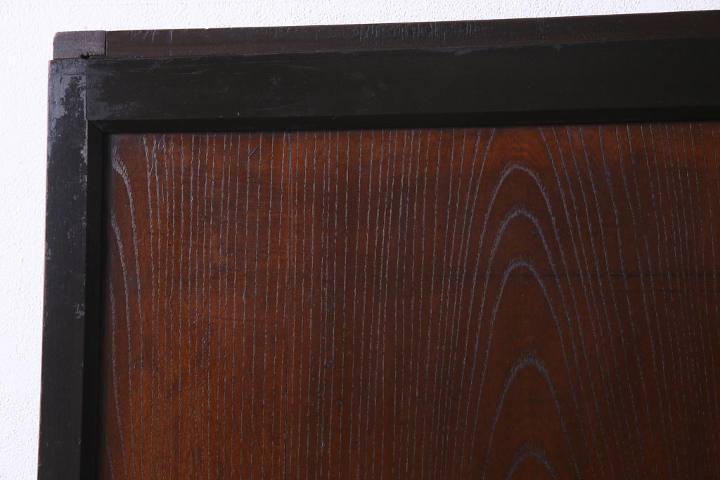 和製アンティーク　ケヤキ材　和モダンなお部屋におすすめな組子の障子帯戸1枚(障子戸、建具)