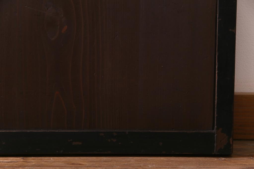 和製アンティーク　大正昭和初期　倹飩式　しっとりとした和の雰囲気が魅力的な障子戸4枚セット(建具、引き戸、格子戸)