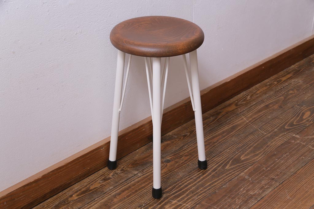 ラフジュ工房オリジナル アンティークホワイト アイアンレッグの