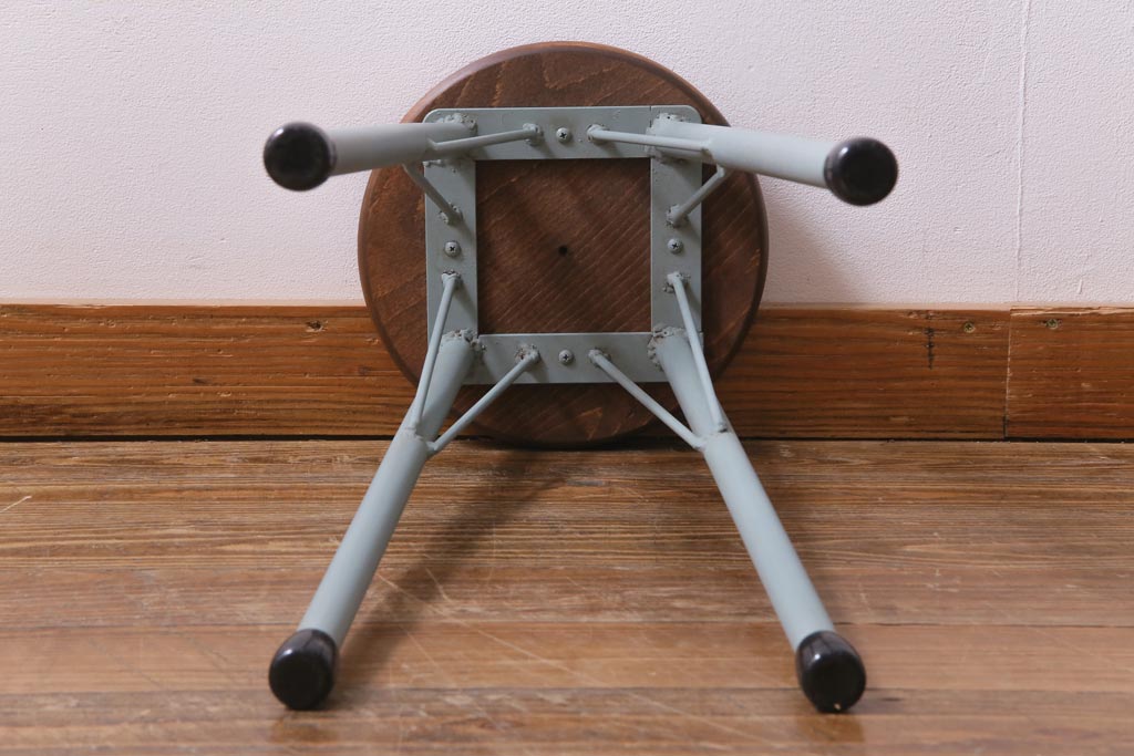 ラフジュ工房オリジナル　メンズライクにもおすすめなペイントハイスツール(椅子)