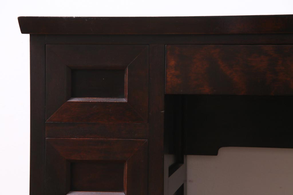リメイク家具　松本民芸家具　コンパクトなサイズが魅力のコンソールテーブル(サイドテーブル、デスク、机、在宅ワーク、在宅用)