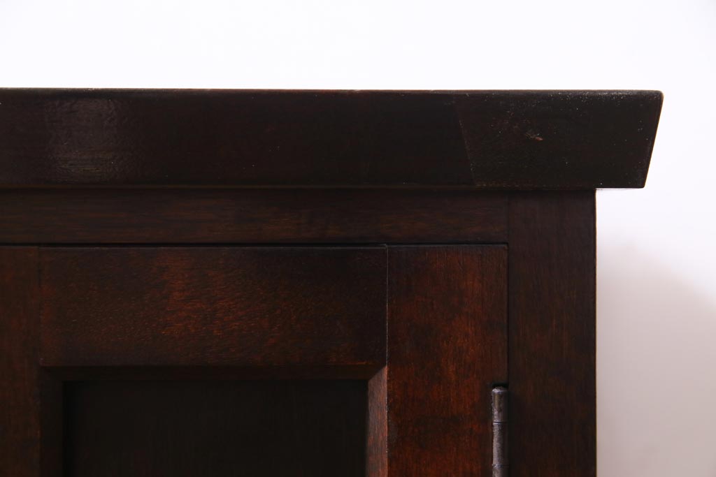 リメイク家具　松本民芸家具　コンパクトなサイズが魅力のコンソールテーブル(サイドテーブル、デスク、机、在宅ワーク、在宅用)