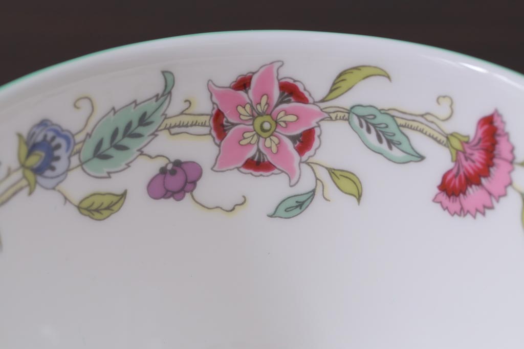 中古美品　イギリス　MINTON(ミントン)　Haddon Hall(ハドンホール)　ティーセット(カップ&ソーサー、プレート)(1)